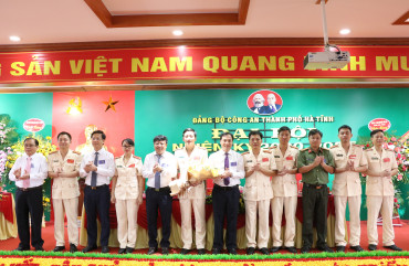 Đại hội Đảng bộ Công an Thành phố Hà Tĩnh nhiệm kỳ 2020 - 2025