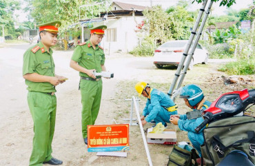 Xã đầu tiên của huyện Hương Khê triển khai mô hình camera giám sát ANTT