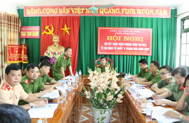 Khối Cảnh sát sơ kết phong trào thi đua “Vì an ninh Tổ quốc” 6 tháng đầu năm 2020