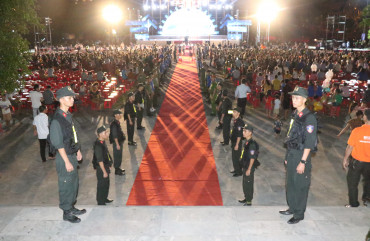 Lực lượng Công an Hà Tĩnh đảm bảo tốt an ninh trật tự chương trình nghệ thuật “Huyền thoại Đồng Lộc”
