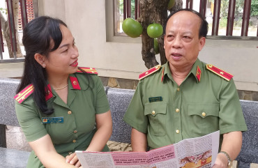 Thiếu tướng Nguyễn Thanh Tân – Nguyên Giám đốc Công an tỉnh: mong muốn các thế hệ đang công tác biết trân quý truyền thống và phát huy truyền thống