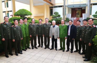 Tổng Bí thư, Chủ tịch nước Nguyễn Phú Trọng chỉ đạo Hội nghị Đảng ủy Công an Trung ương