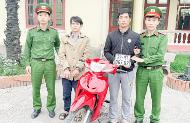 Khởi tố 2 con nghiện từ Nghệ An sang Hương Sơn trộm xe máy