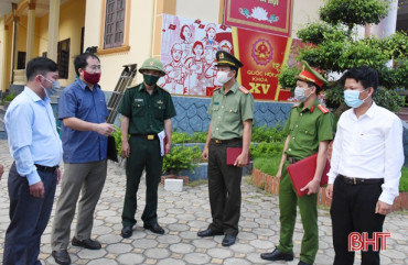 Giữ vững an ninh trật tự cho ngày bầu cử trên địa bàn Lộc Hà
