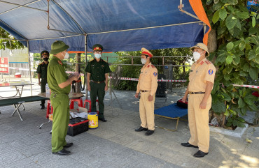 Công an thị xã Hồng Lĩnh tăng cường công tác phòng chống dịch Covid 19