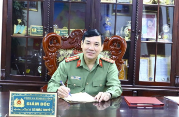 Giám đốc Công an Hà Tĩnh gửi thư chúc mừng ngày truyền thống lực lượng Cảnh sát thi hành án hình sự và hỗ trợ tư pháp, Cảnh sát quản lý Trại giam.