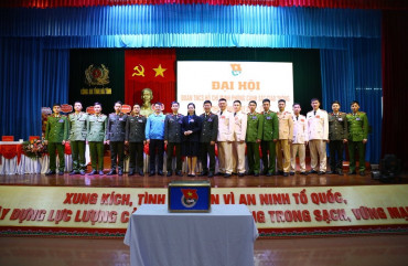 Đoàn Thanh niên Công an tỉnh được Tỉnh đoàn chọn tổ chức đại hội điểm cấp huyện Đoàn TNCS Hồ Chí Minh