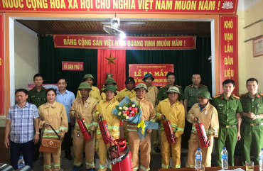 Ra mắt mô hình “Khu dân cư an toàn phòng cháy chữa cháy” tại Phường Đậu Liêu, Thị xã Hồng Lĩnh
