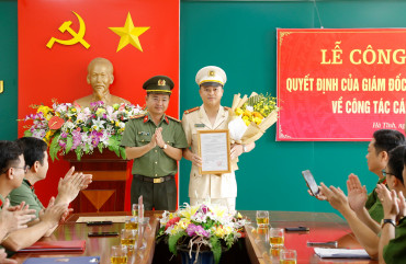 Điều động Trung tá Nguyễn Duy Linh giữ chức vụ Phó trưởng phòng Tham mưu