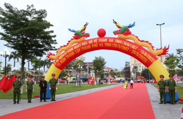 Đảm bảo an ninh, an toàn Lễ kỷ niệm 65 năm ngày Bác Hồ về thăm Hà Tĩnh
