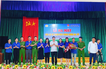 Công an huyện Cẩm Xuyên ra mắt Câu lạc bộ Thanh niên phòng chống ma tuý
