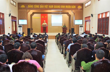Tổ chức tập huấn công tác bảo vệ bí mật nhà nước năm 2022 tại huyện Hương Khê