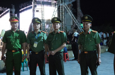 Lực lượng Công an Hà Tĩnh đảm bảo an ninh trật tự chương trình nghệ thuật “Cõi thiêng Đồng Lộc”