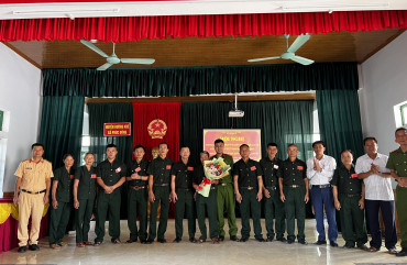 Xã Phúc Đồng, huyện Hương Khê ra mắt mô hình "Cụm xung kích về ANTT"
