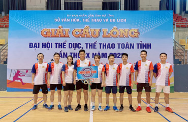 Đoàn Công an Hà Tĩnh giành huy chương vàng tại Đại hội thể dục thể thao toàn Tỉnh lần thứ IX