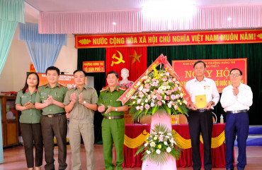 Tổ dân phố 2, phường Hưng Trí, Thị xã Kỳ Anh tổ chức ngày hội toàn dân bảo vệ ANTQ