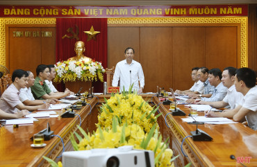 Thường trực Ban chỉ đạo Phòng chống tham nhũng, tiêu cực tỉnh Hà Tĩnh tổ chức phiên họp thường kỳ