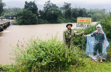 Công an Hương Sơn: Huy động tối đa lực lượng phòng chống mưa lũ
