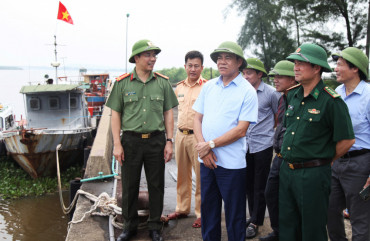 Bộ trưởng Tô Lâm gửi Thư khen Công an tỉnh Hà Tĩnh và các đơn vị làm tốt công tác ứng phó bão Noru