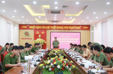 Đảng uỷ Công an Hà Tĩnh tăng cường lãnh đạo công tác kiểm tra, giám sát
