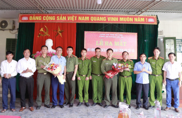 Ra mắt Mô hình điểm cải cách hành chính Công an cấp xã tại xã Bình An, huyện Lộc Hà
