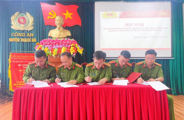 Công an huyện Thạch Hà triển khai đợt cao điểm tấn công trấn áp tội phạm bảo vệ Tết Quý Mão 2023