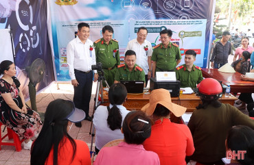 Xã đầu tiên ở Can Lộc tổ chức ngày hội chuyển đổi số