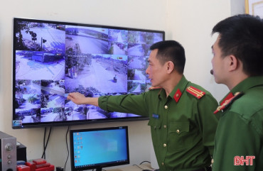 “Mắt thần” giúp đô thị trung tâm Hà Tĩnh đảm bảo an ninh trật tự
