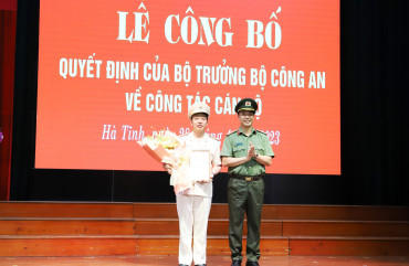 Hà Tĩnh có tân Phó Giám đốc Công an tỉnh
