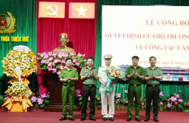 Điều động Đại tá Nguyễn Hữu Thiên giữ chức vụ Phó Giám đốc Công an tỉnh  Thừa Thiên - Huế