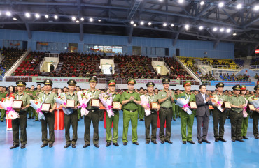 Khai mạc Hội thi quân sự, võ thuật cho lực lượng trực tiếp chiến đấu trong Công an nhân dân