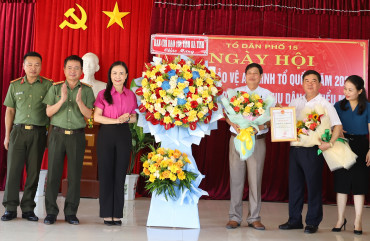 Địa phương đầu tiên của tỉnh Hà Tĩnh tổ chức ngày Hội toàn dân Bảo vệ ANTQ