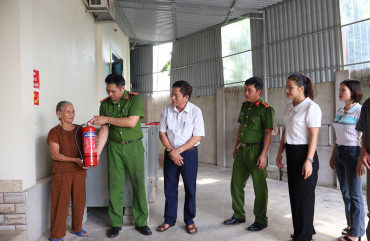 Khu dân cư đầu tiên ở Can Lộc phủ kín “Nhà tôi có bình chữa cháy”