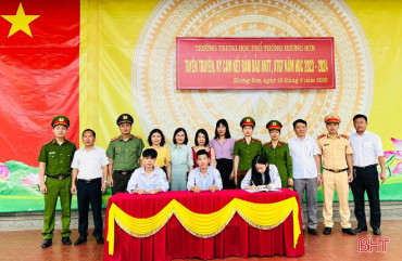 Trang bị kiến thức pháp luật cho 1.250 học sinh ở Hương Sơn