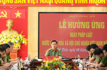 Bộ Công an tổ chức Lễ hưởng ứng Ngày Pháp luật nước Cộng hòa xã hội chủ nghĩa Việt Nam năm 2023