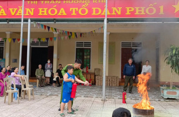 Lan tỏa phong trào “Nhà tôi có bình chữa cháy” tại huyện Hương Khê