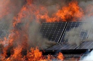 Đảm bảo an toàn PCCC đối với hệ thống điện mặt trời mái nhà