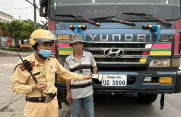 Phát hiện trường hợp lái xe biển Lào dương tính với chất ma túy tại Thị xã Kỳ Anh