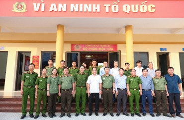 Khánh thành Trụ sở làm việc Công an xã Thịnh Lộc