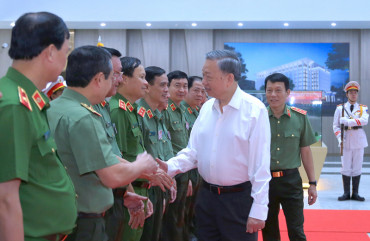 Chủ tịch nước Tô Lâm dự, chỉ đạo Hội nghị sơ kết công tác Công an 6 tháng đầu năm 2024