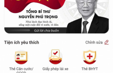 Người dân gửi lời chia buồn, tri ân Tổng Bí thư Nguyễn Phú Trọng trên Sổ tang điện tử VNeID