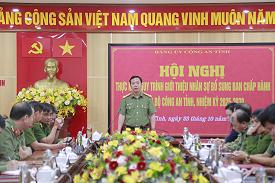 Công an Hà Tĩnh thực hiện quy trình bổ sung Ủy viên Ban Chấp hành Đảng bộ nhiệm kỳ 2025 - 2030