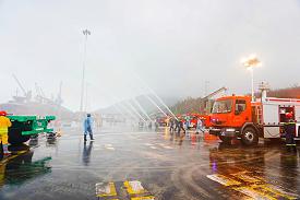 Thực tập phương án cứu nạn, cứu hộ tại Cảng Quốc tế Lào – Việt